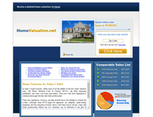 Tablet Screenshot of home-valuation.net